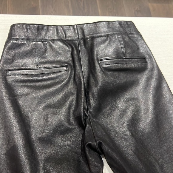 Helmut Lang black leather pants. - Picture 3 of 6